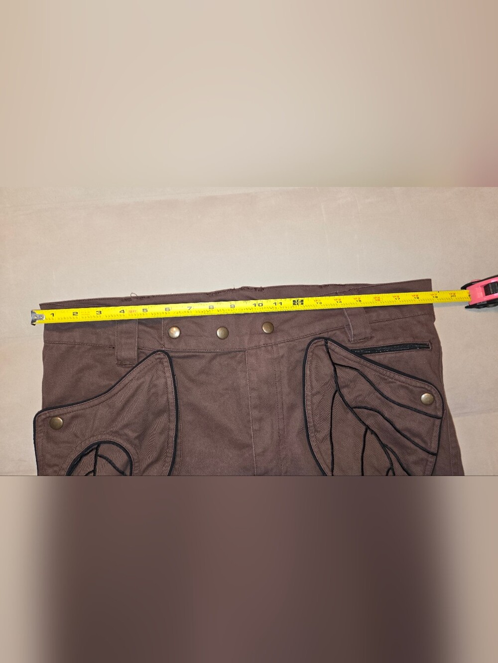 The Fairies Pyjamas Brown Utility Pants - Picture 8 of 9